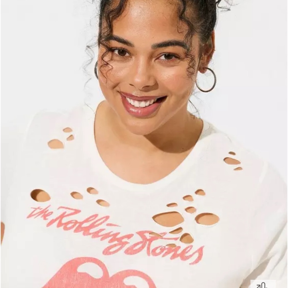 Distressed Rolling Stones Graphic Tee - Picture 2 of 12